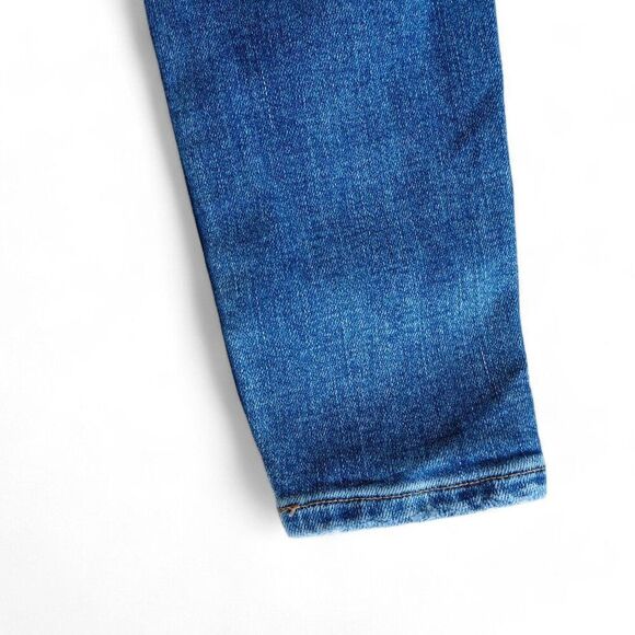 American Eagle Super Stretch Distressed Jeggings Medium Wash Juniors 00 - Picture 10 of 11